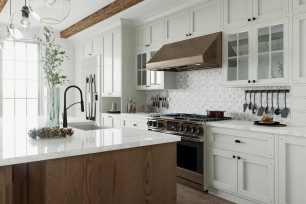 Hardwood kitchen floor Young America